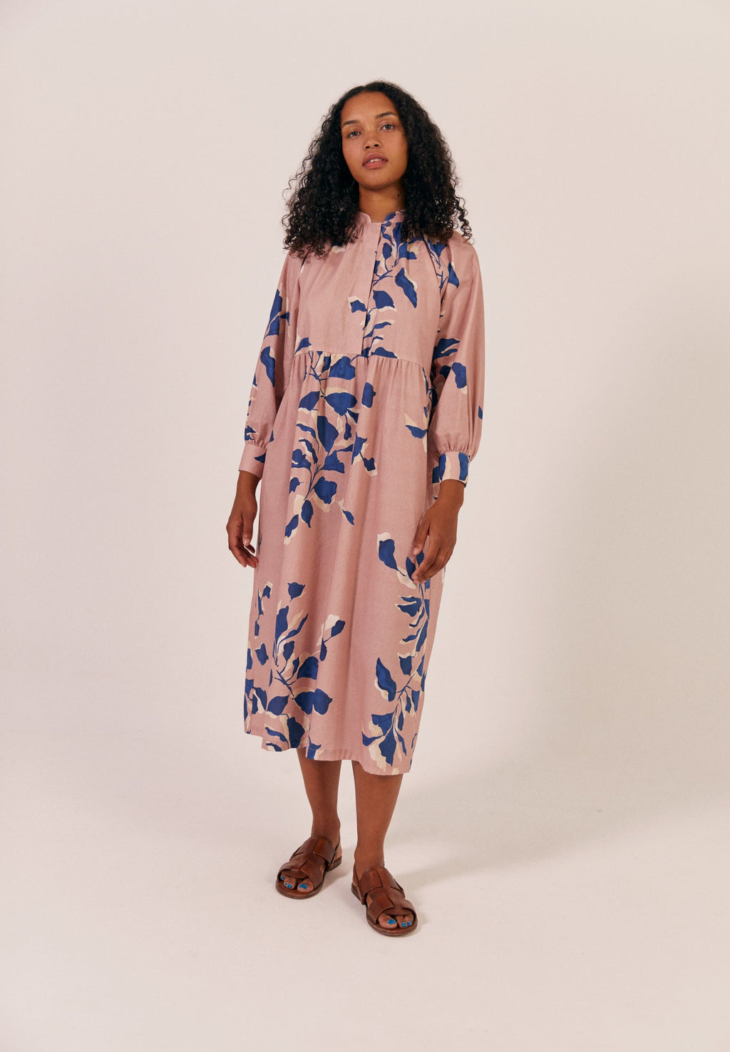 Sideline Finn Dress Lilac Print