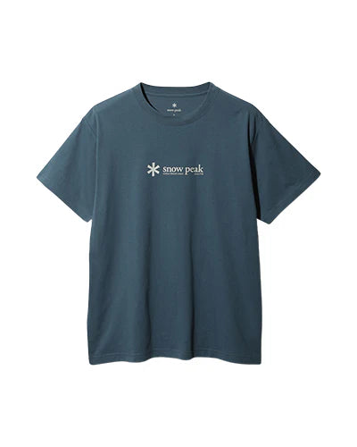Snow Peak Soft Cotton Logo T-Shirt Slate Blue