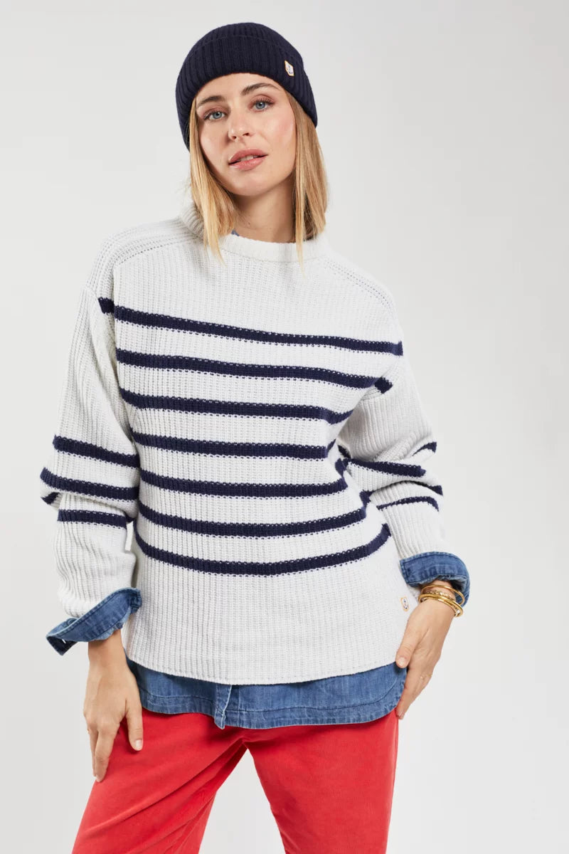 Armor Lux Sweater LS Heritage White Navy