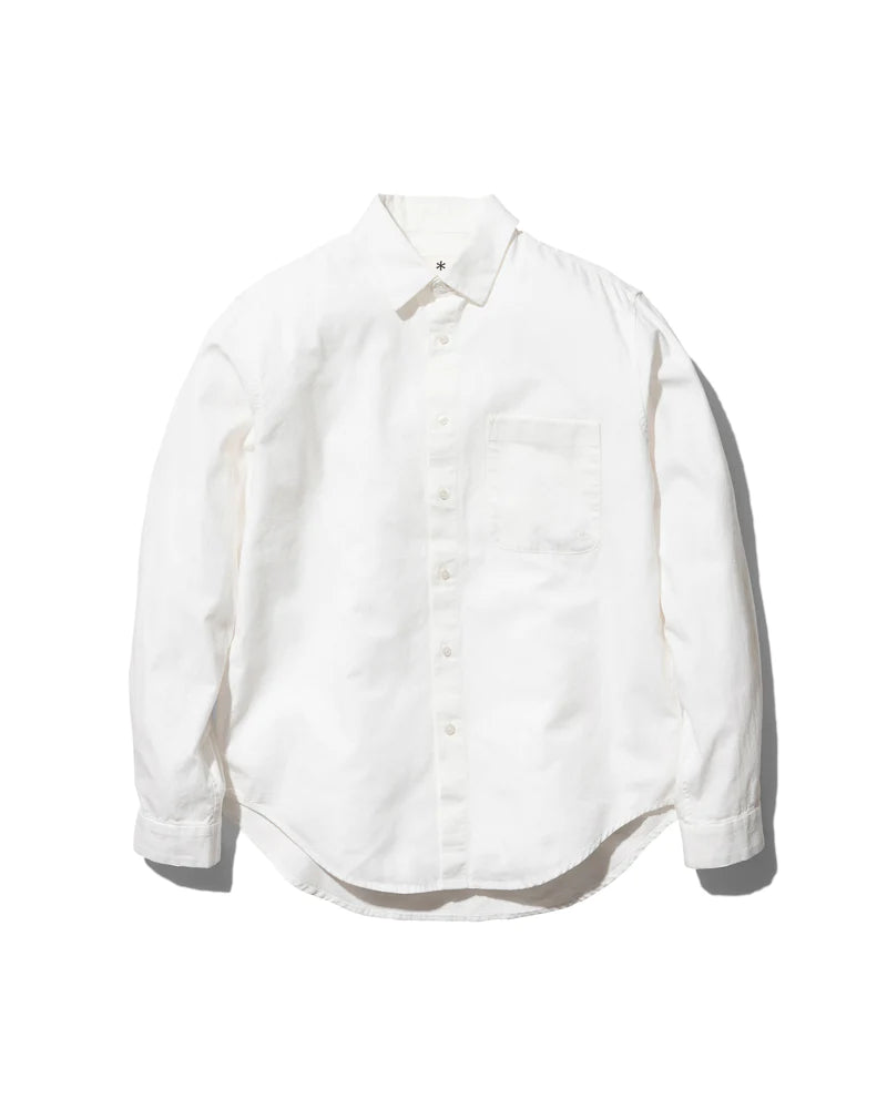 Snow Peak OG Cotton Poplin Shirt White