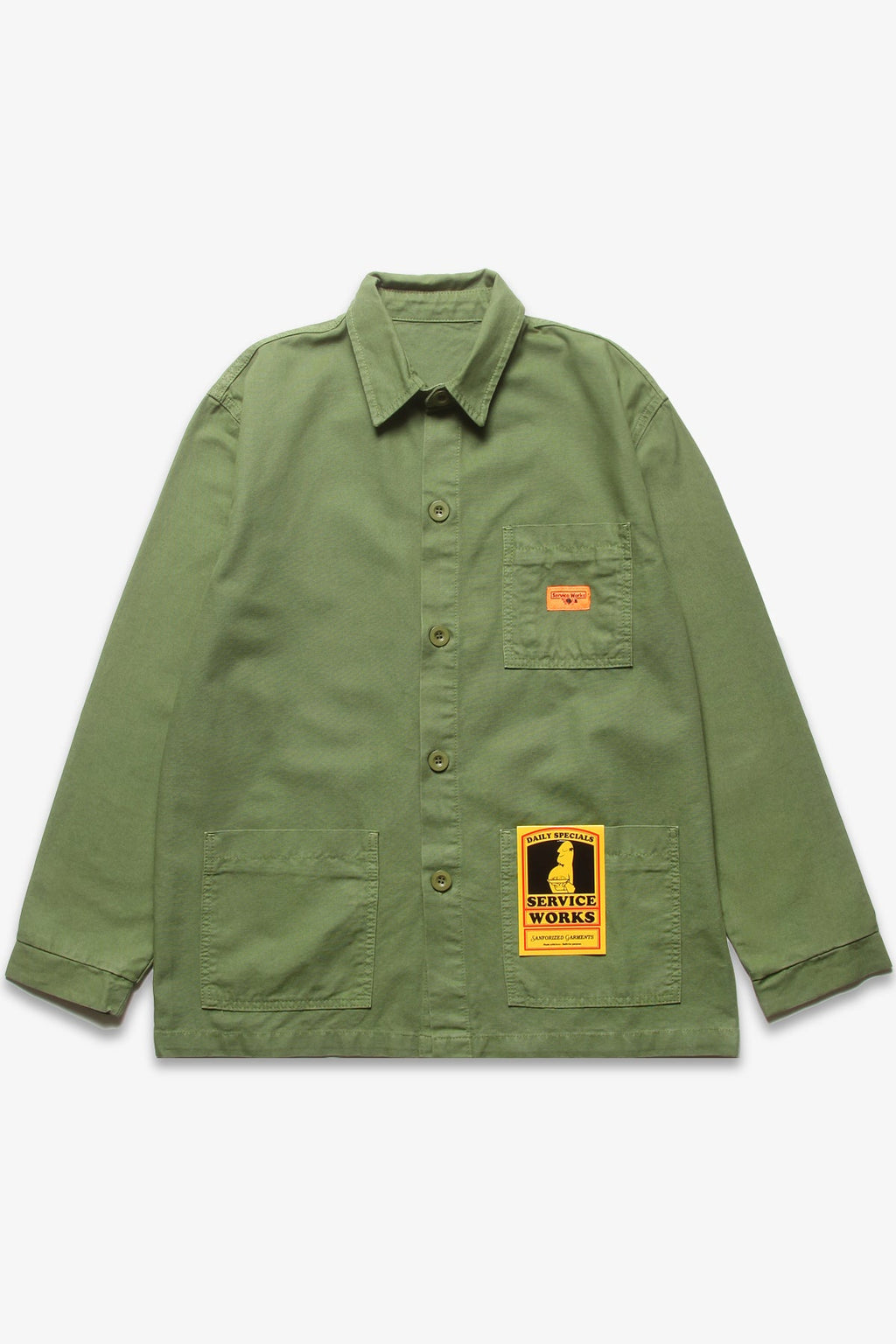 Service Works Canvas Coverall Jacket Olive
