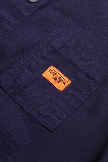 Service Works Canvas Coverall Jacket Navy