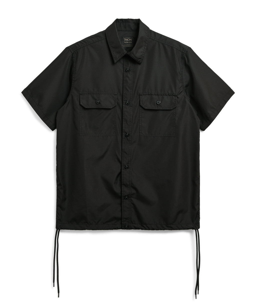Taion Military Half Sleeve Shirts Black