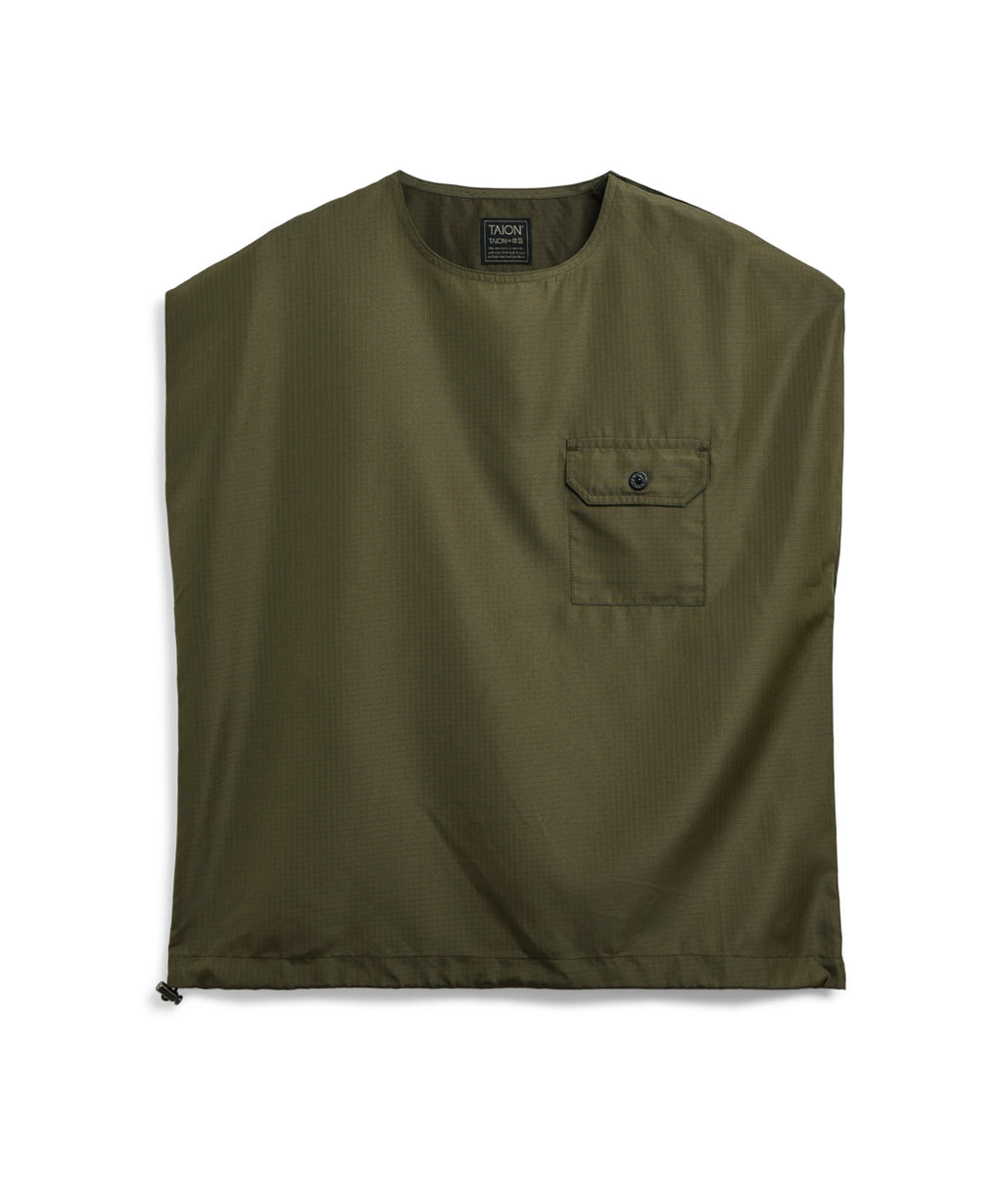 Taion Military No Sleeve Cut Sew Olive