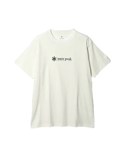 Snow Peak Soft Cotton Logo T-Shirt White