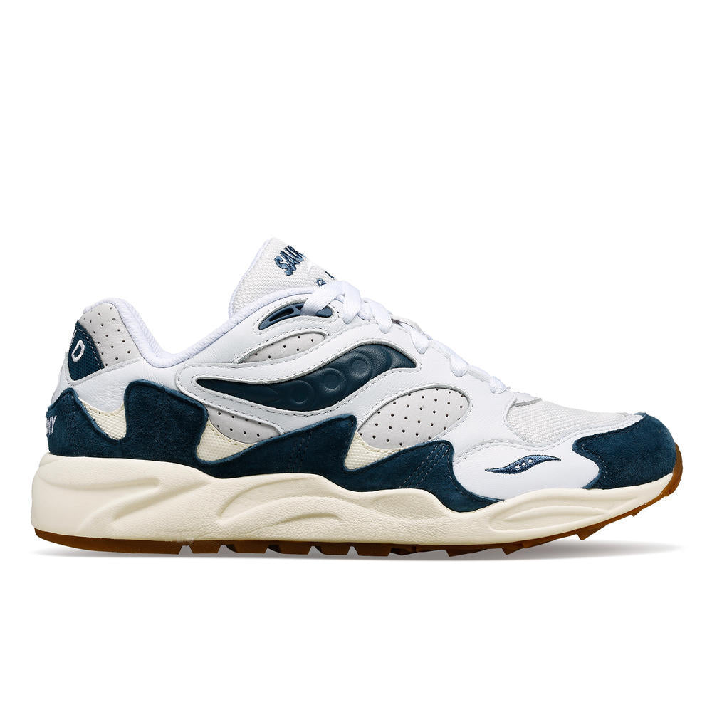 Saucony Grid Shadow 2 White Navy