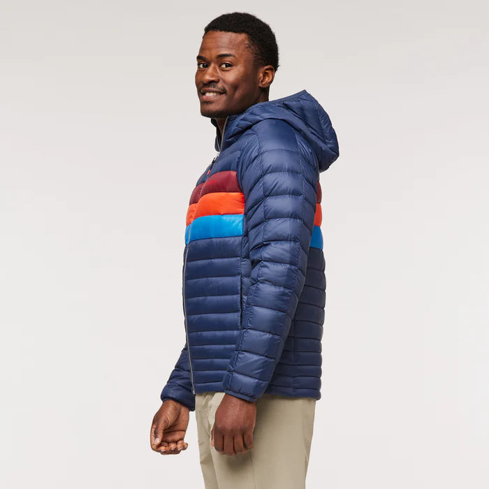 Cotopaxi Fuego Down Hooded Jacket Ink Stripes