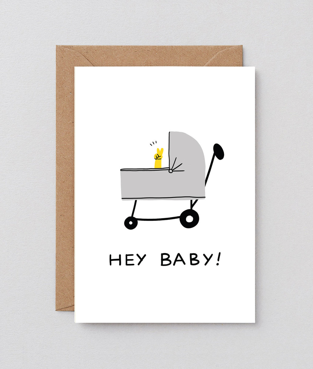 Wrap Hey Baby Card