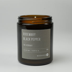 Woodspring Co Rosemary + Black Pepper Candle