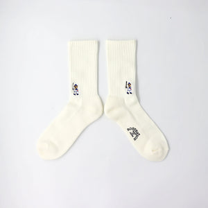 Rostersox Bear Socks White