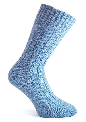 Donegal Wool Light Blue Socks