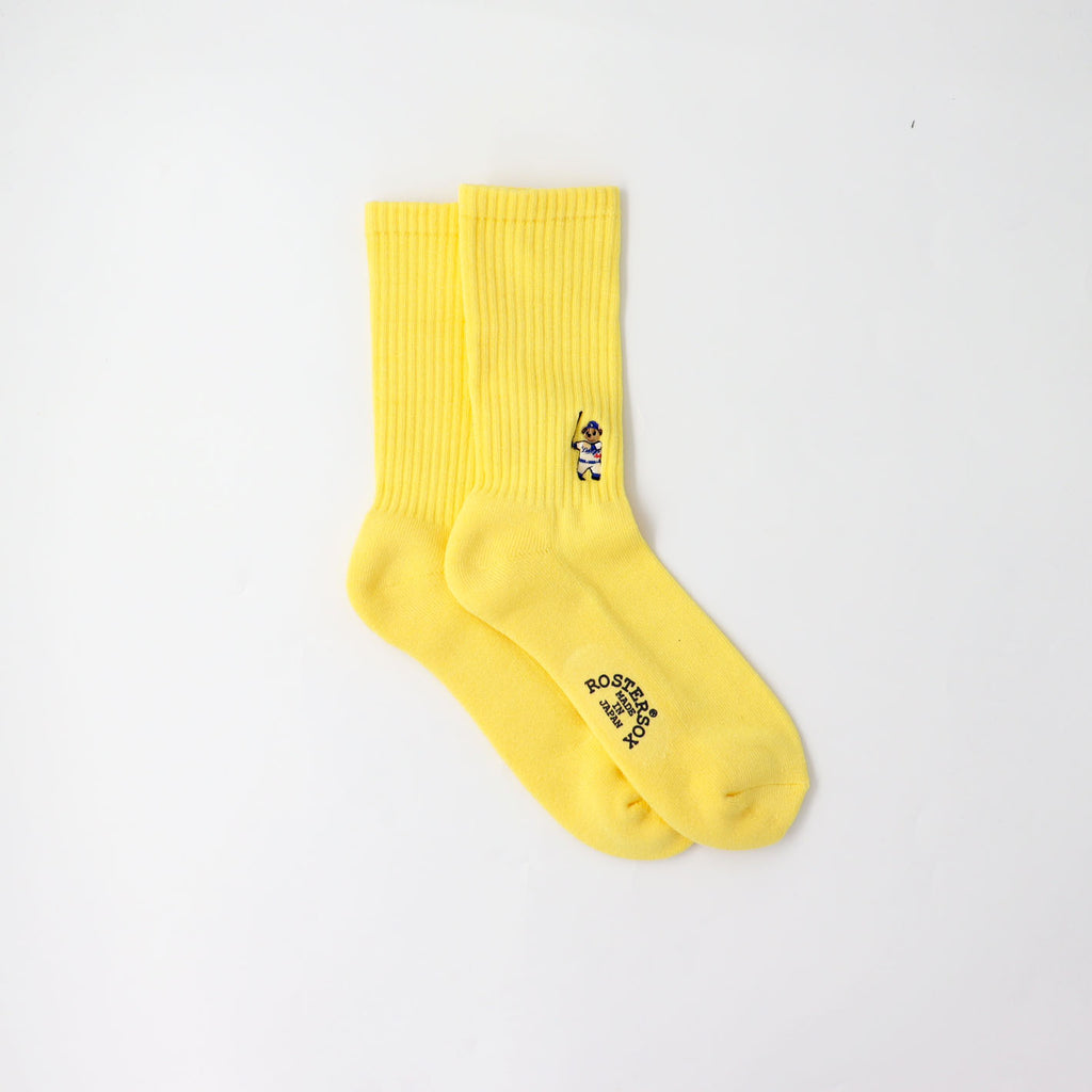 Rostersox Bear Socks Yellow