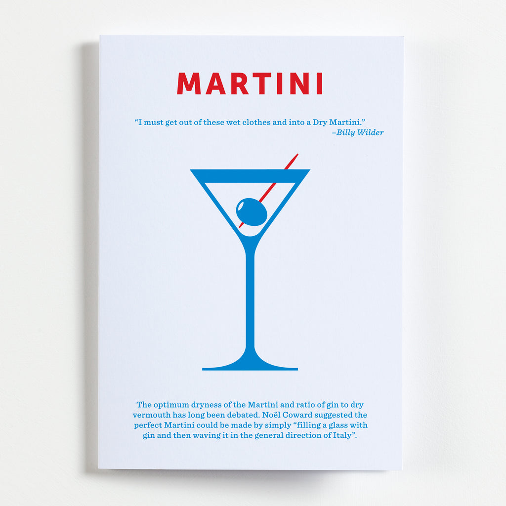Crispin Finn Martini Greeting Card